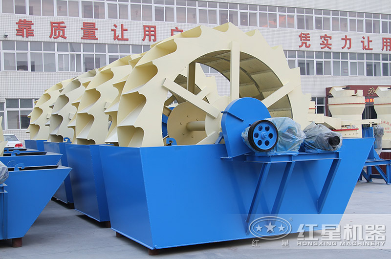 輪斗式洗砂機(jī)款型多樣，單輪、雙輪、三輪這都有