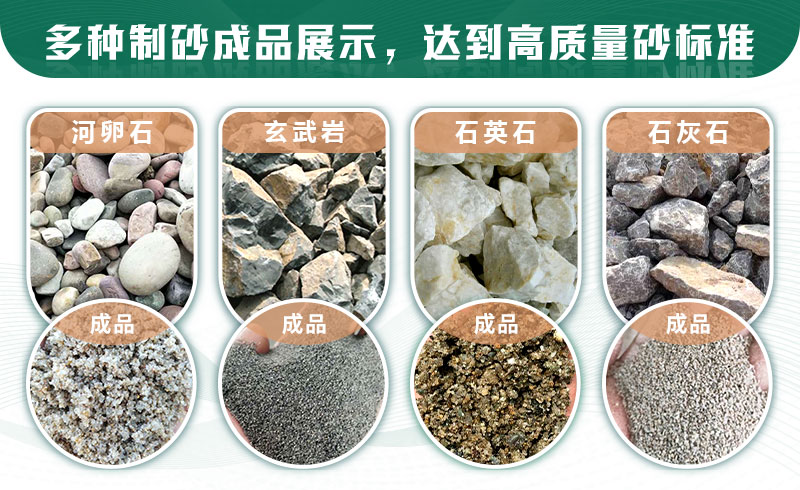 什么樣的石頭適合制砂？制沙生產(chǎn)線如何配置？