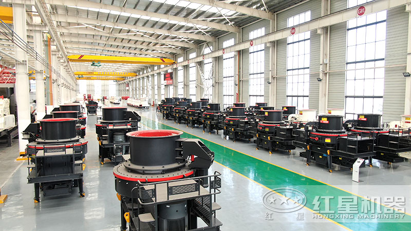 花崗巖石子粉碎機(jī)、制砂機(jī)車(chē)間現(xiàn)貨