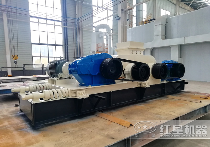小型液壓對輥破碎機常用型號及價格，提供現(xiàn)場視頻